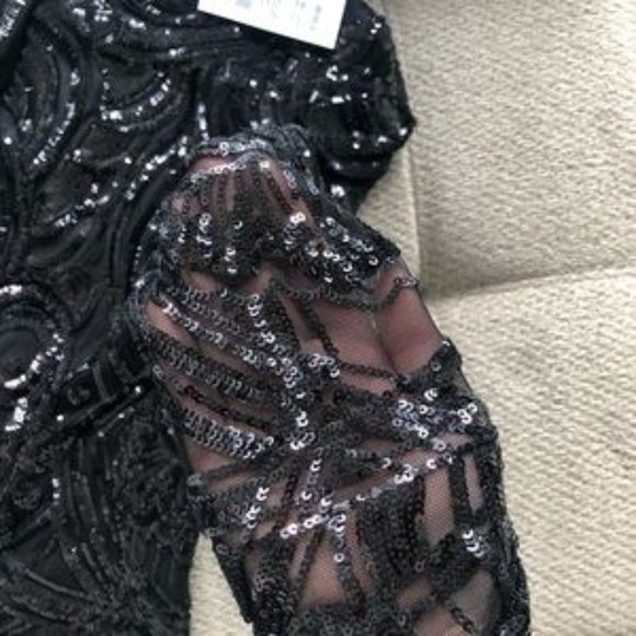 NEW Honey Embellish Net Dress | M - Picture 8 of 13